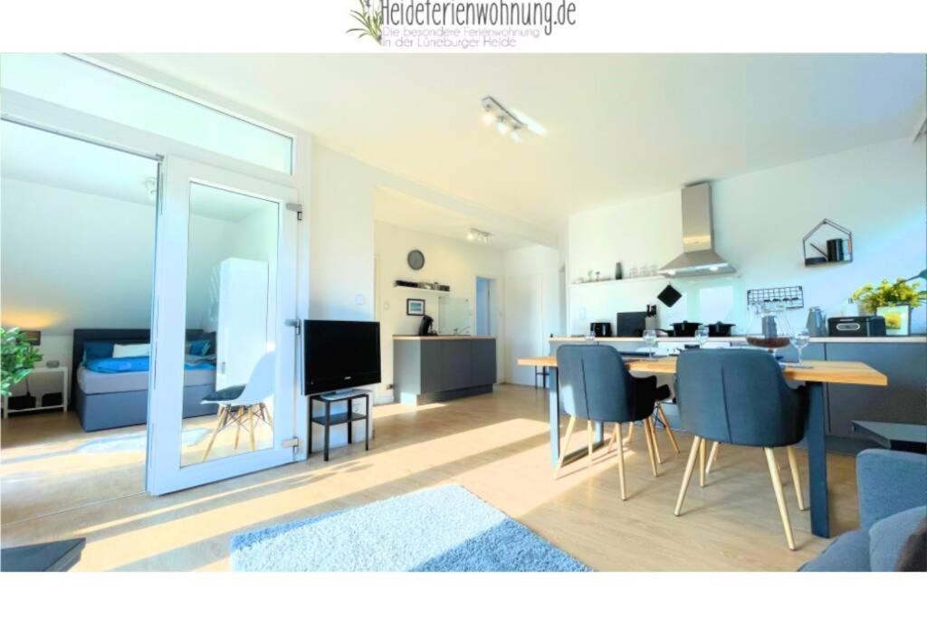Heideferienwohnung - Die Neue Ferienwohnung Walsrode Exterior foto