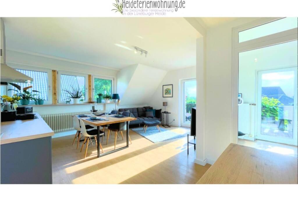 Heideferienwohnung - Die Neue Ferienwohnung Walsrode Exterior foto